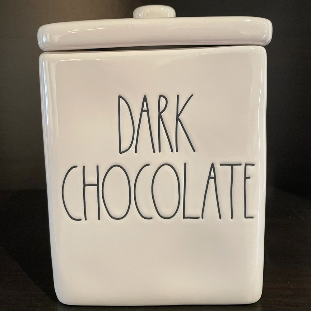 Rae Dunn “Dark Chocolate” Canister